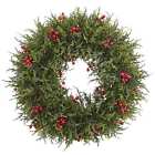 00332553 Holiday Express Beautiful Full Christmas Wreath Inch Artificial 750218332553