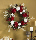 00332737 Best Halloween Decor Gorgeous Floral Christmas Wreath Inch 750218332737