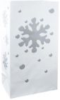 00442 Lumabase Snowflake Luminaria Bags 0715844004427