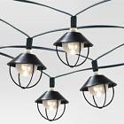 009-11-2415 Threshold Solar Metal Lantern Outdoor Light Set Decorative 092239916351