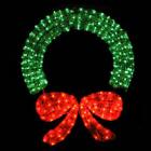 009312466702 Lb International Lighted Crystal Outdoor Christmas Wreath Decor