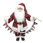 009312832200 Northlight Santa Claus Holding Merry Christmas Banner Tabletop 093422703116