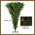 009312900107 Vickerman Upside Down Christmas Tree Artificial Green Pre-lit 5.5 Ft