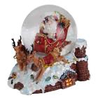 0093422858625 General Christmas Santa Claus On Sleigh With Reindeer