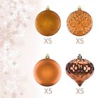 00b07fxwvlvq Shatterproof Christmas Ball Ornaments Tree Decor Quality Plastic Bronze