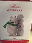 01091 Hallmark Son White Polar Bear Keepsake Christmas Tree Ornament New
