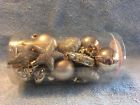 012-527dr-br-gc Holiday Time Mini Shatterproof Ornaments Light Gold New 764878955113