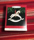 015012302639 Hallmark Rocking Horse Anniversary Edition Pewter Keepsake Ornament