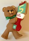 015012493597 Hallmark Ornament Child Fifth Christmas Teddy Bear
