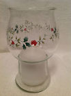 025398149414 Pfaltzgraff Winterberry Glass Floating Candle Holder New In