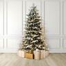 026602305589 Martha Stewart Flocked Natural Pine Artificial Christmas Tree