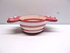 026898 Lillian Vernon Candy Cane Twist Bowl New