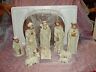 028225279780 International Bazaar Nib Vtg Ivory Gold Nativity Set
