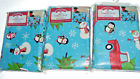 028332654791 Holiday Time Christmas Vinyl Tablecloth Rectangle Lot Blue