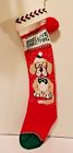 030075138377 Rennoc Santas Best Vintage Christmas Stocking Acrylic Knit