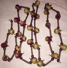 039934561257 Holiday Time Christmas Novelty Garland Pears Country Rustic