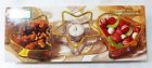043289080486 Holiday Gold By Indiana Glass Christmas Candy Serving