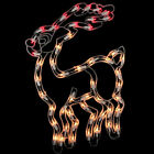 047275239704 Sienna Clear Red Lighted Reindeer Christmas Window Silhouette 762152274912
