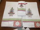 047596569733 Dena Home Christmas Peppermint Twist Tree Towel Bath