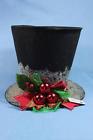 048893063573 Raz Imports Top Hat Tree Topper Snowman Holly