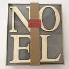 049022911154 Hallmark Decorative Noel Wood