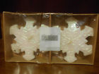 049696725095 World Showcase Christmas Snowflake Candles White With Glitter