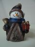 065810978628 Ganz Snowman With Present And Bell Ornament Christmas