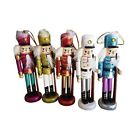 0689177093185 Christmas Tree Ornaments Wooden Nutcracker Traditional Colour Party Item