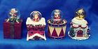 0721-0724 Kirkland Costco Christmas Teddy Holiday Snow Globe Trinket Gift Box