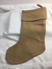 0732240685111 Juvae Christmas Stocking Plain Burlap Cor Set Of