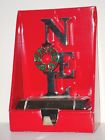 079893941813 Lucerne Christmas Noel Chrome Green Wreath Stocking Holder