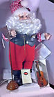 080524311776 Of Christmas Santa Playing Violin Nib