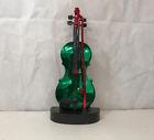 080524712153 Christmas Violin And Bow Musical Decoration Display Working