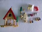 Bb-18 086131209383 Kurt Adler Wood Alpine House Carousel With Candles