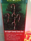 086131494116 Kurt Adler Light Candy Cane Set Of Red