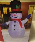 086786109069 Gemmy Lightshow Projection Snowman Airblown Lighted Christmas Disco
