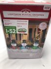 086786118726 Holiday Time Lightshow Musical Snowmen Inflatable New Open