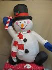 086786122341 Gemmy Airblown Inflatable Christmas Snowman Ft No Box