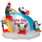 086786395899 Gemmy 7-ft Light-up Penguins