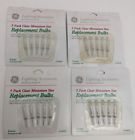 087449530060 Ge Pack Clear Miniature Size Replacement Bulbs Lot