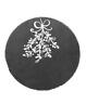 088235586964 Jay Imports Merry And Bright Mistletoe Round Slate