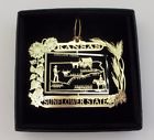 091888339238 Love My State Kansas Landmarks Brass Ornament Black
