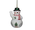 092764056799 Spode Christmas Tree Ceramic Ornament Snowman Nib