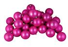 093422891943 Northlight Matte Pink Shatterproof Christmas Ball Ornaments