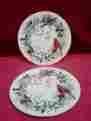 827746 10.75 Winter Greetings Lenox 7 Pc Dinner Plates Cardinal Chickadees Nwt 882864358202