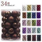 10364 Ki Store Ornaments Christmas Ball Shatterproof Decorations Tree 713382447072