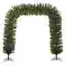 10846101 Northlight 9 X 8 Ft Commercial Green Pine Artificial Christmas Archway Unlit