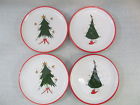 11114796 International Silver Co Set Of Christmas Desert Plates 028225425125
