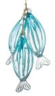 113426 Midwest Cbk Stringer Of Three Blue Fish Glass 738449341162