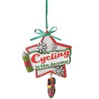 115143 Cycling Is Answer Biking Ornament By Ornaments Christmas 738449340622